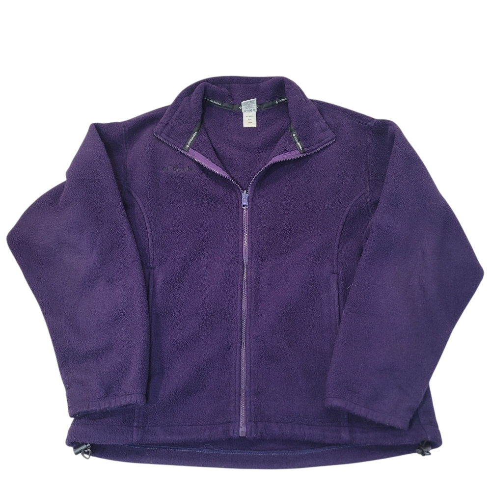 Vintage Columbia Women's Full Zip Fleece Jacket Medium